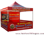 10 x 10 Pop Up Tent - Tortillas Los Arcos